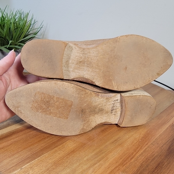 Free People Royale Suede D'orsay Pointed Toe Booties Flats Size 36.5 - Picture 12 of 17